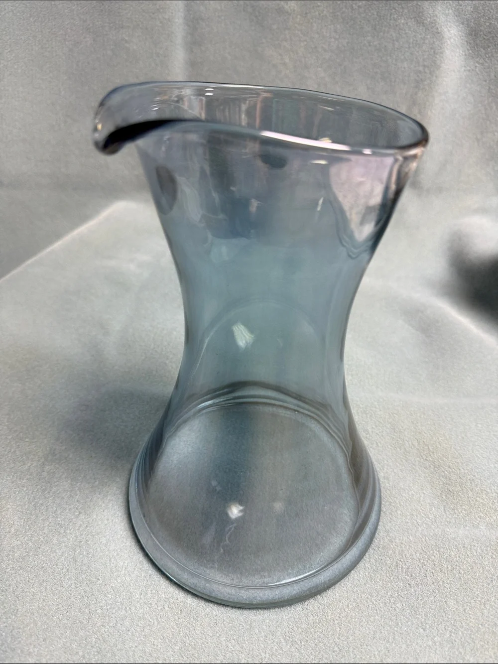 Tarnow Smokey Blue Glass Vase - Poland